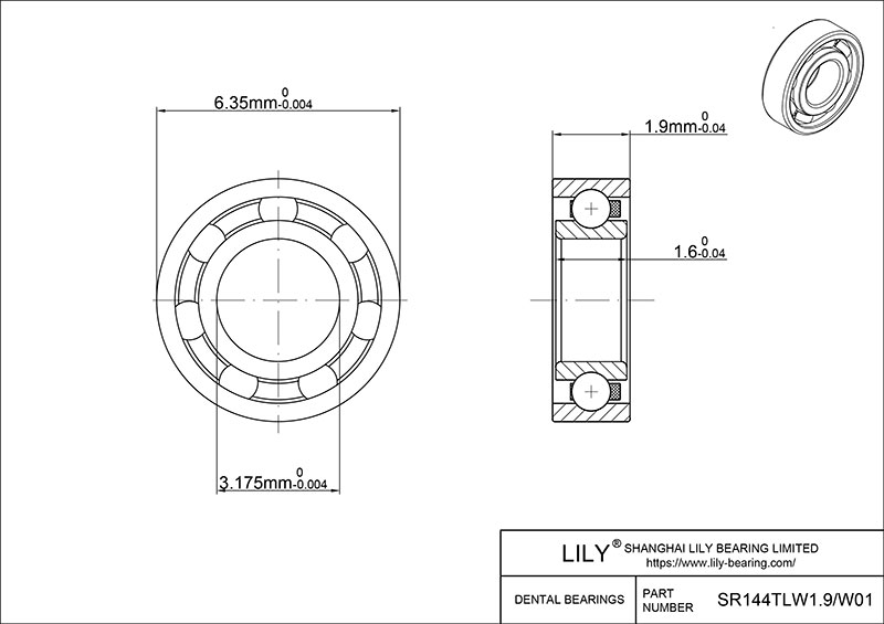 SR144TLW1.9/W01 光滑的 CAD图形