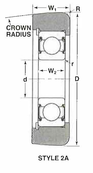 MG-207-FFUB Mast Guide Bearings CAD图形