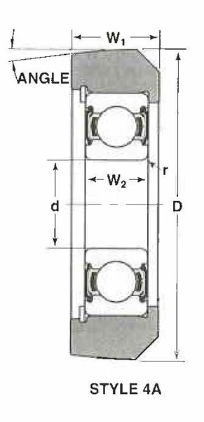 MG-208-FFE Mast Guide Bearings CAD图形