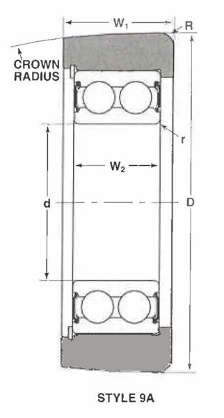 MG-5208-VFFPA Mast Guide Bearings CAD图形