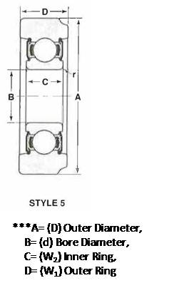 MG-307-FFE Mast Guide Bearings CAD图形